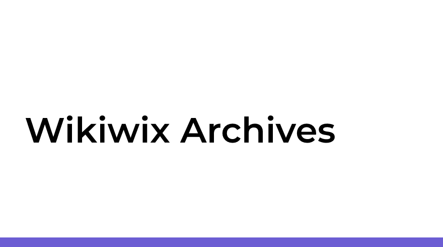 Wikiwix Archives